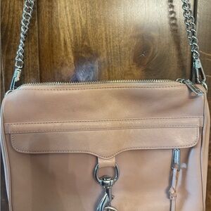 Rebecca Minkoff Cream Leather Crossbody Bag